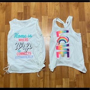 Set of 2 Girl’s Tank Tops (14) XL